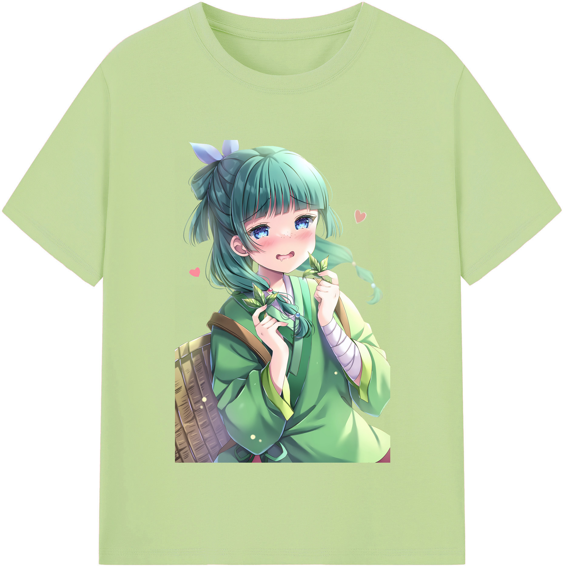 （画像用） 薬屋のひとりごと The Apothecary Diaries 綿100％半袖Tシャツ（フロントプリント）